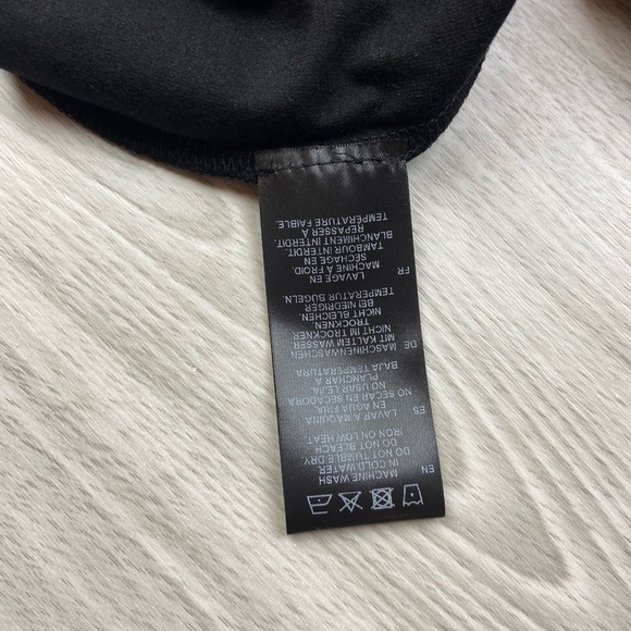 Marcella NYC Laurel Gown Dress Asymmetrical  European Stretch Jersey XL Black - Picture 14 of 14